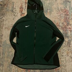 Dark green and black Nike hooded sweater